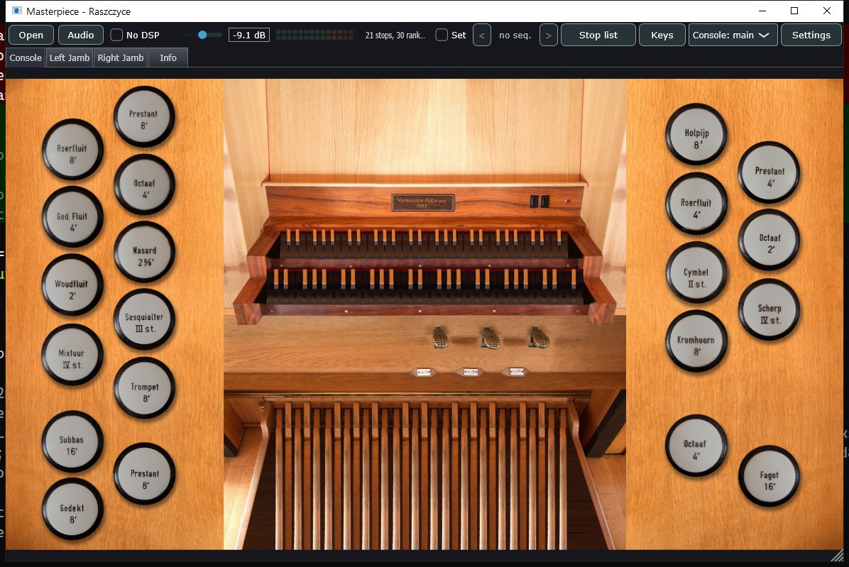 Raszczyce console